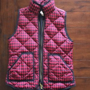J. Crew Factory quilted buffalo vest